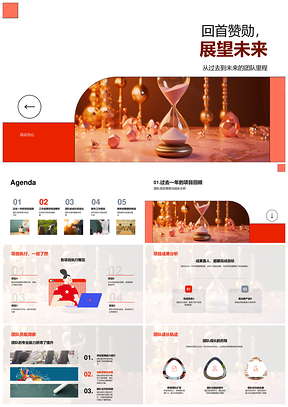 团队经理培训克难创效沙漏计划征程展望PPT模板