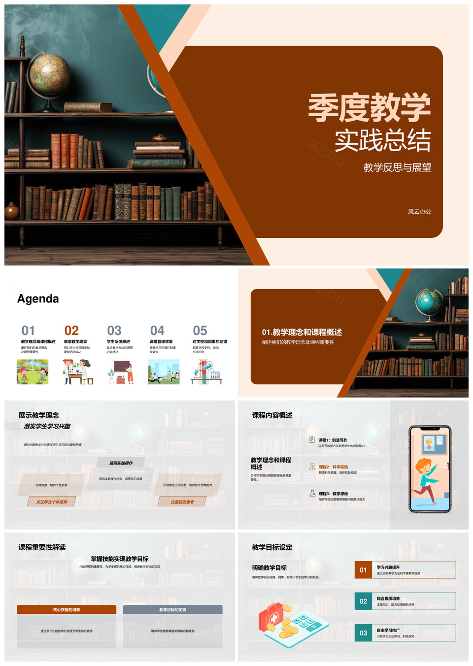 教学实践总结课堂管理策略改进学生反馈课程优化PPT模板