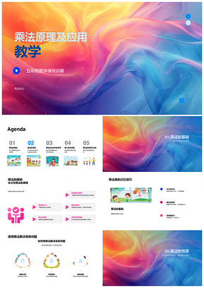 2025五年级数学乘法运算定律记忆技巧教学课件