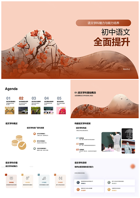 初中语文能力培养与古文今文思维表达PPT模板