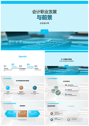 企业会计师职业发展历程技能与前景PPT模板