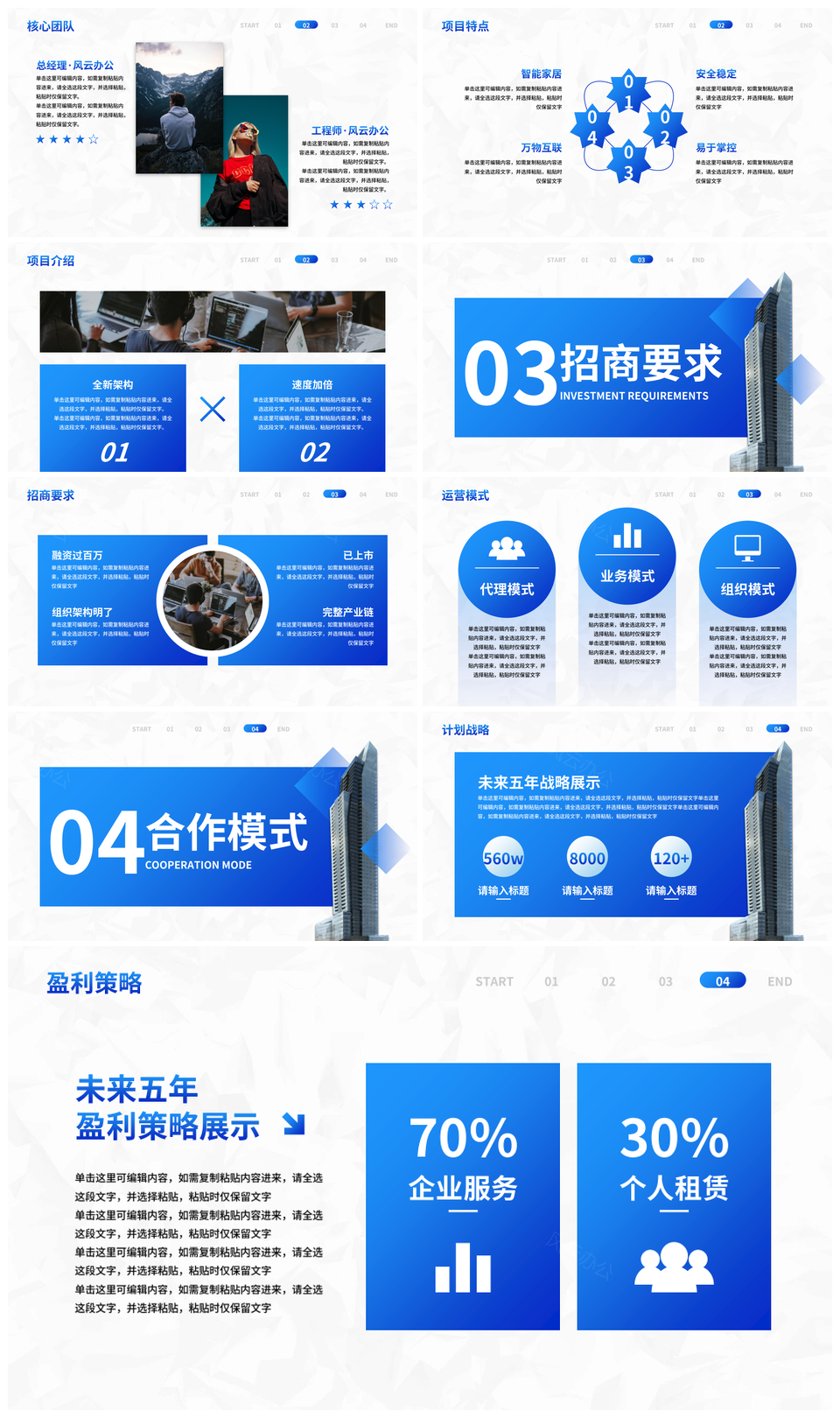 2025实景建筑高级现代招商引资商业计划书PPT模板