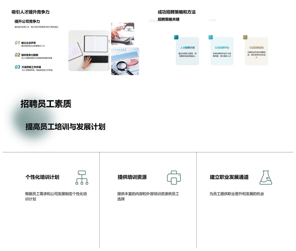 人才招聘策略优化打造高效人才磁铁PPT模板