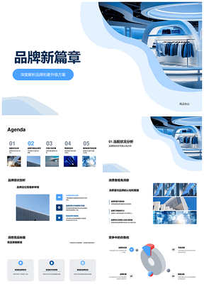时尚服装品牌升级新篇章市场调研消费者洞察PPT模板