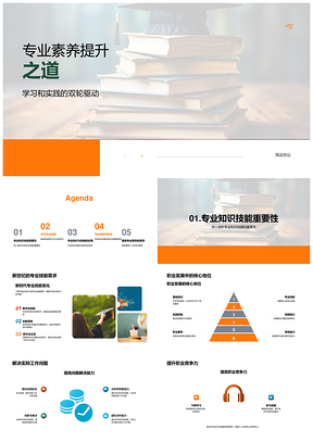 专业素养提升学习实践职业发展PPT模板