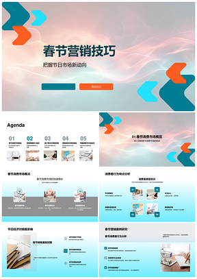 春节用户需求导向创新营销策略PPT模板