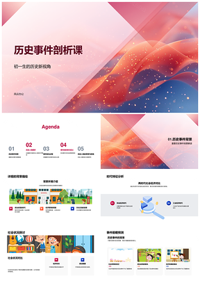 历史事件剖析背景人物贡献教学培训课件