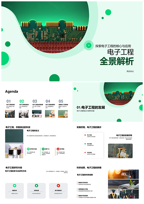 电子工程电路信号处理设备设计解析PPT模板