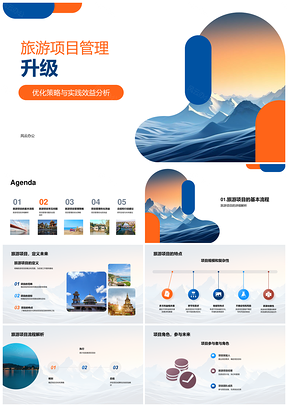 山岳旅游项目管理优化策略与执行效率提升PPT模板