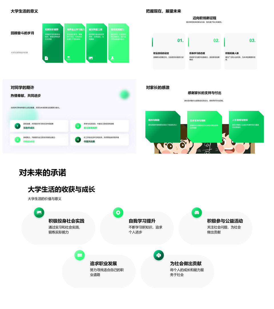 实习生大学生涯挑战成长学术导师指导社团模联独立思考PPT模板