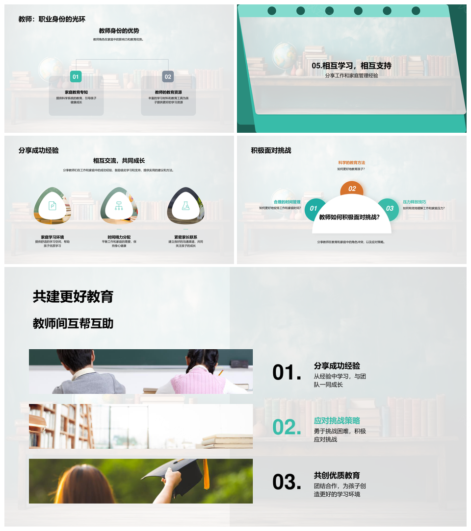 教师母亲双重角色时间管理压力释放学习策略资源PPT模板