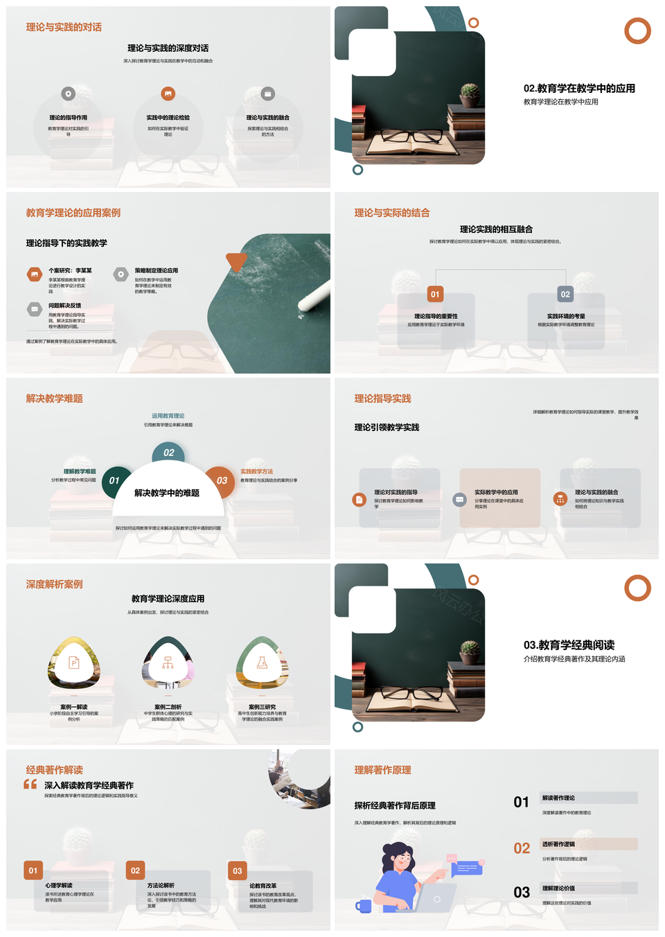 教育学理实流派教法经典批判PPT模板
