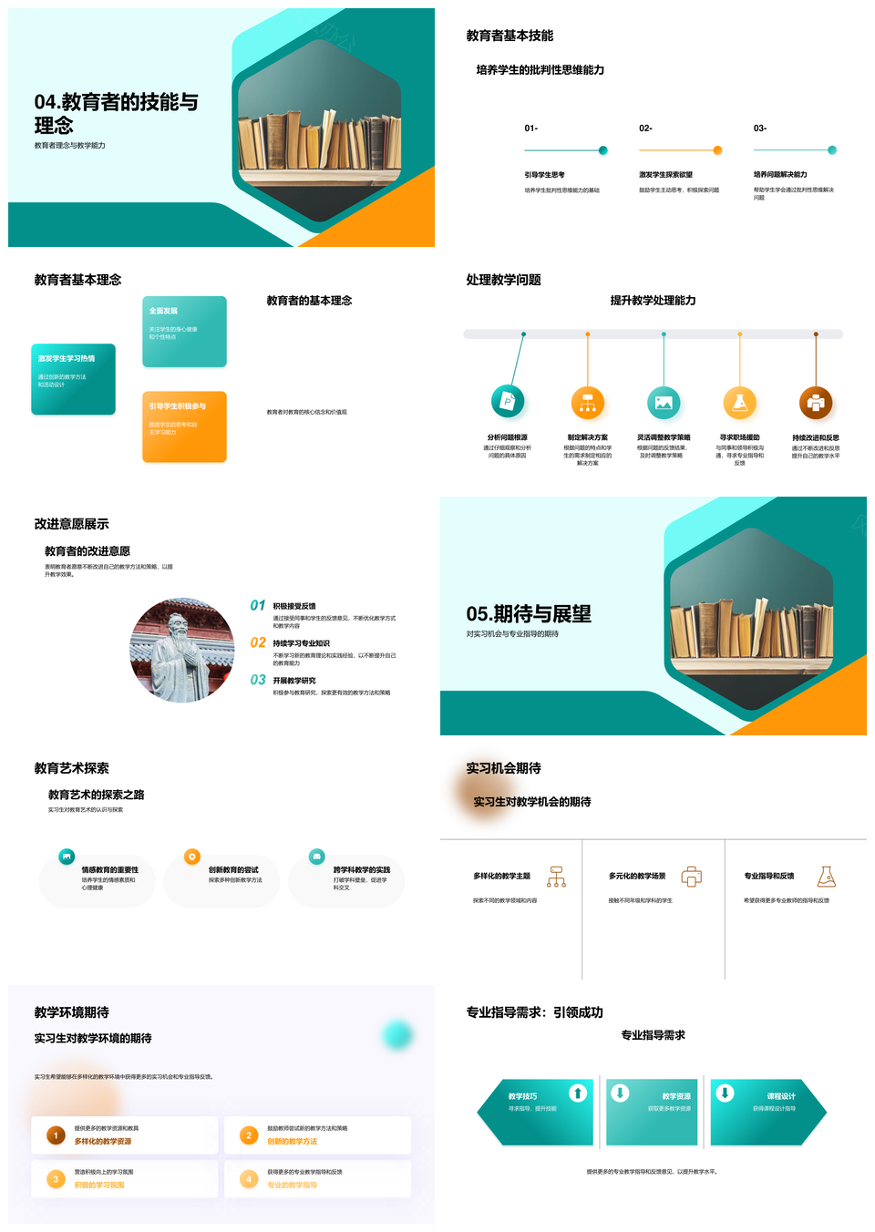 实习教学挑战与多元策略应对调整PPT模板