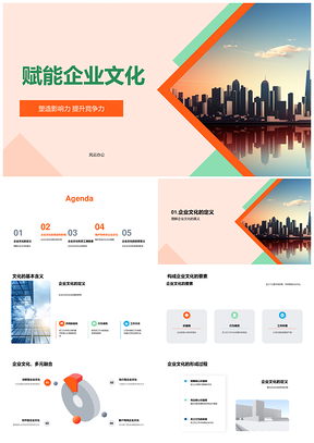 企业文化赋能竞争力影响投资者决策PPT模板