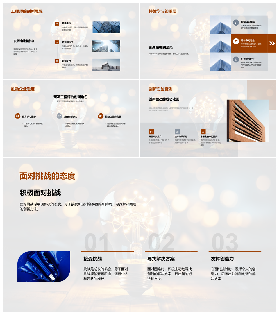 机械创新文化驱动齿轮工业进阶动能PPT模板