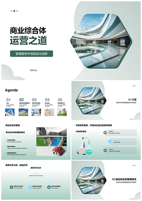 商业综合体管理服务市场竞合发展建议PPT模板