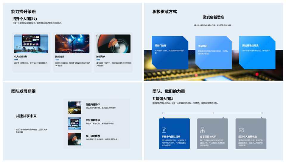 编辑团队月度任务成果总结协作规划报告PPT模板