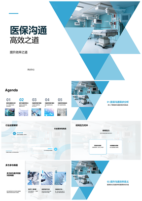 医疗保健管理人员医保沟通效率提升技巧培训PPT模板