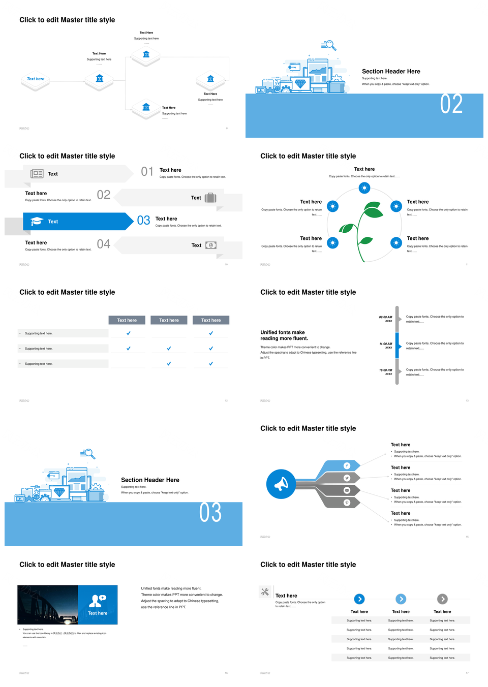 科技简约电脑网络竞聘述职PPT模板