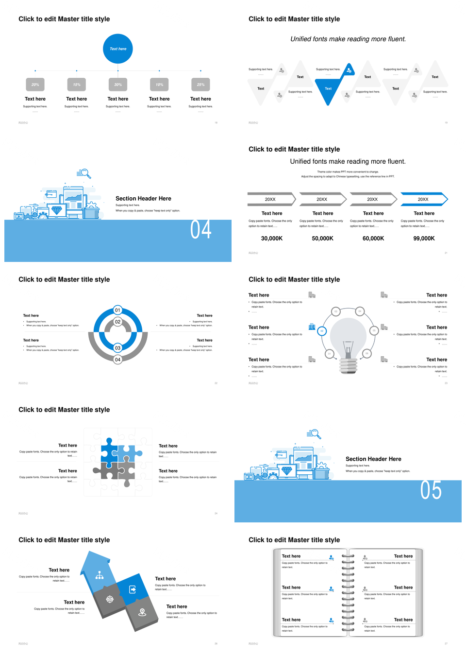 科技简约电脑网络竞聘述职PPT模板