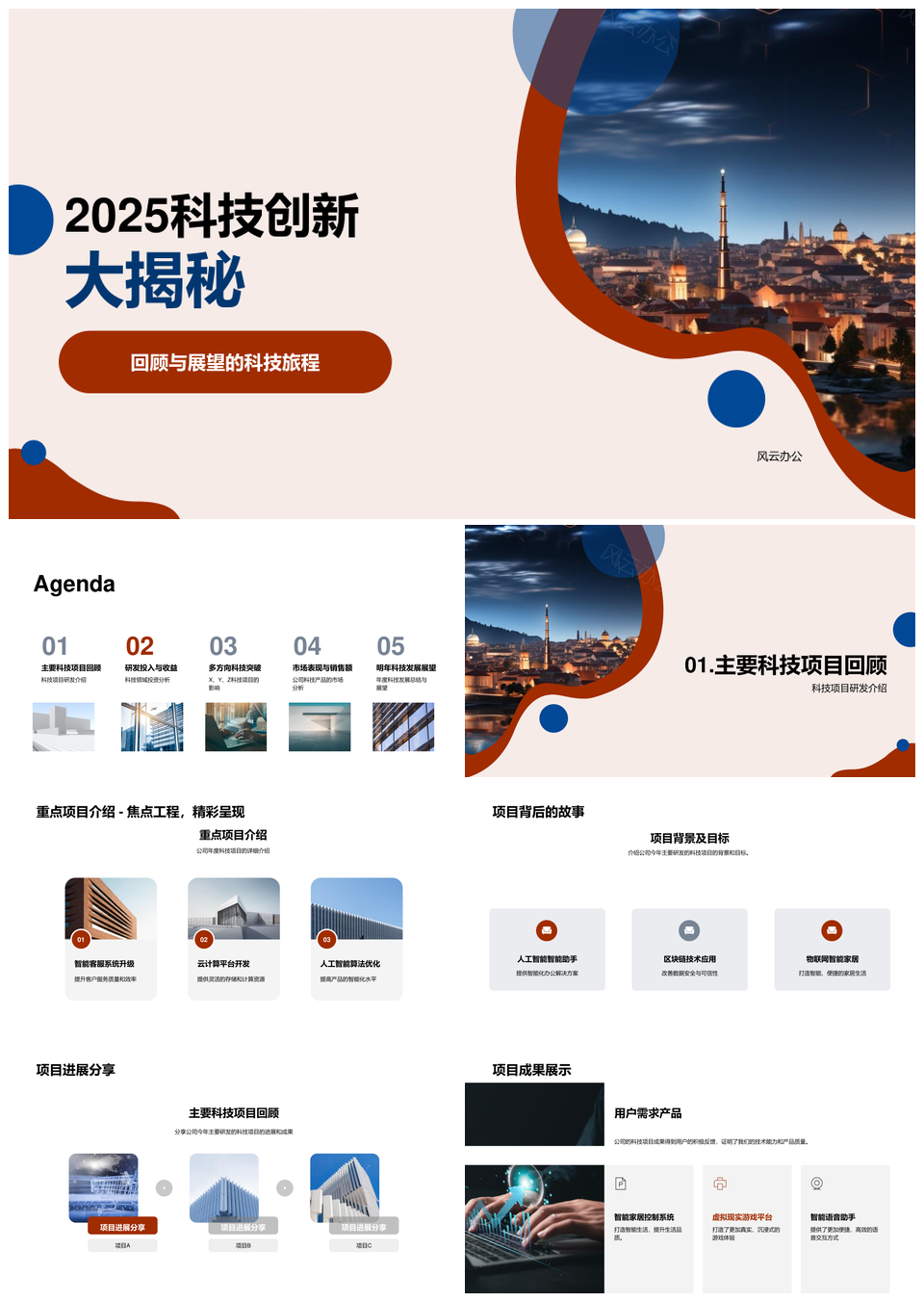 2025科技创新研发投资策略驱动未来城市效益PPT模板