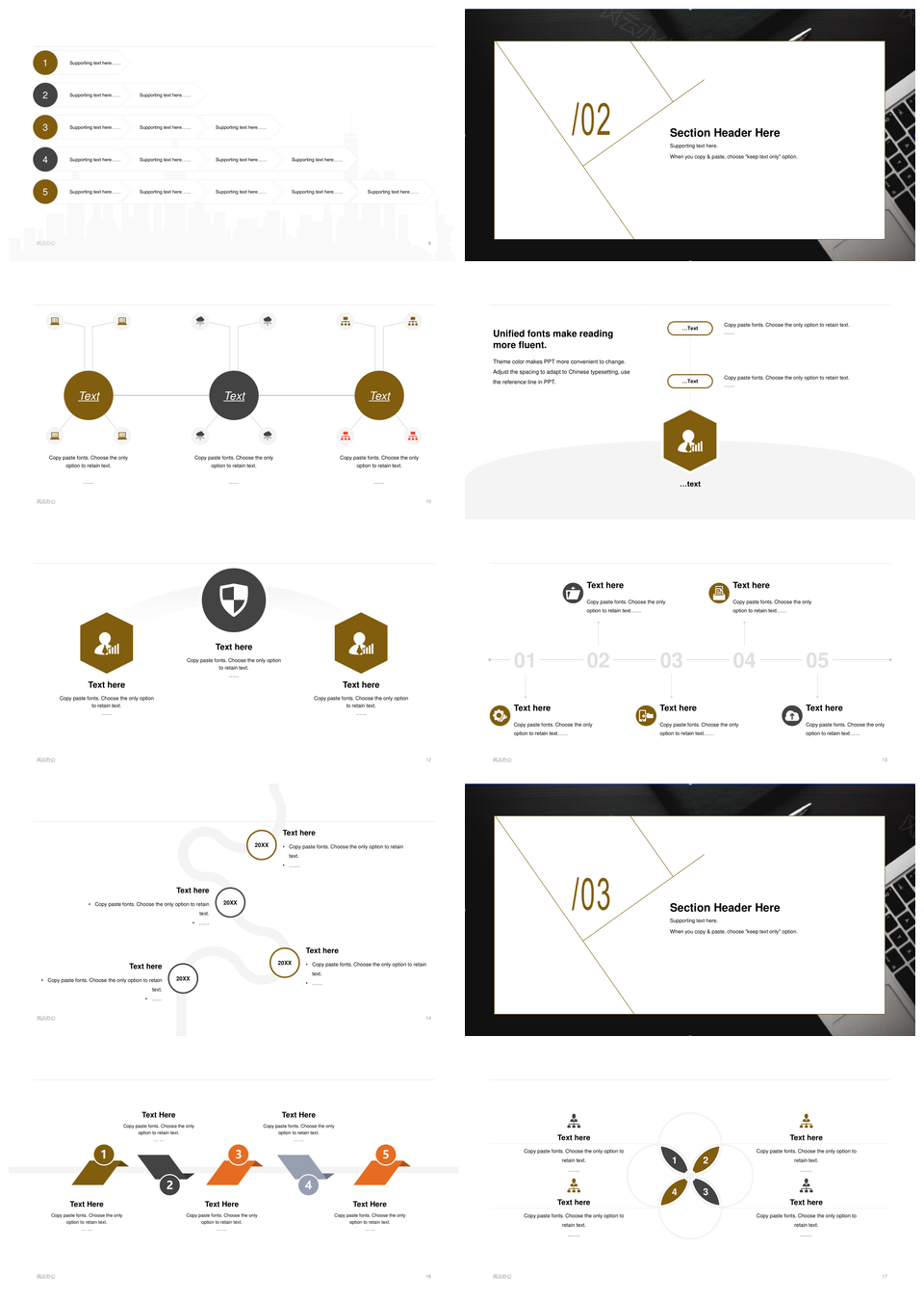 黑色商务风简约创意年度工作计划总结汇报调研PPT模板