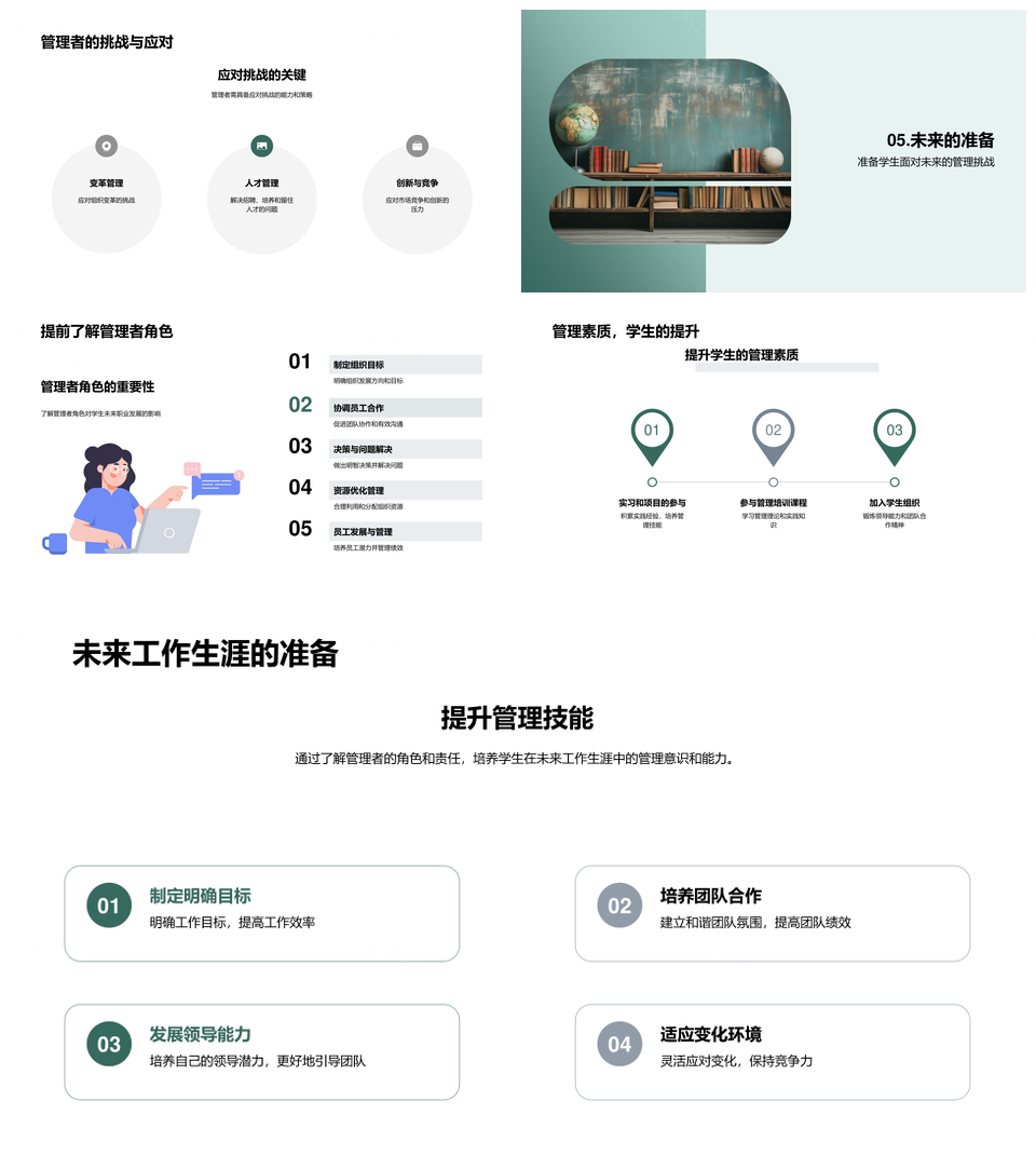 大学教育管理者角色职责挑战与未来准备PPT模板