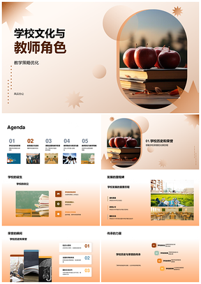 学校文化教师角色优化教学策略PPT模板