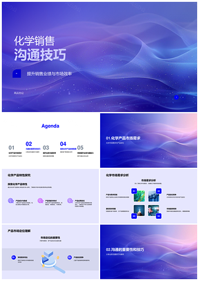 2025化学销售沟通技巧与市场产品定位需求分析PPT模板