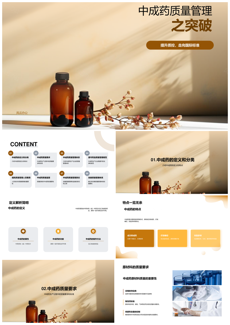 中成药生产质控监管突破指导建议PPT模板