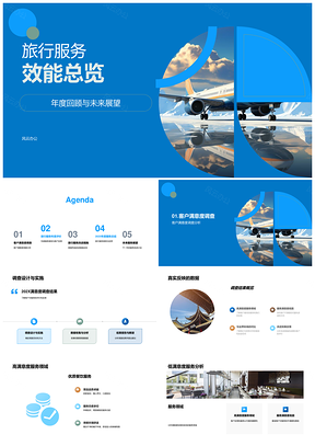 2025旅行服务效能年度客户满意度调查改进措施需求变化24小时热线PPT模板