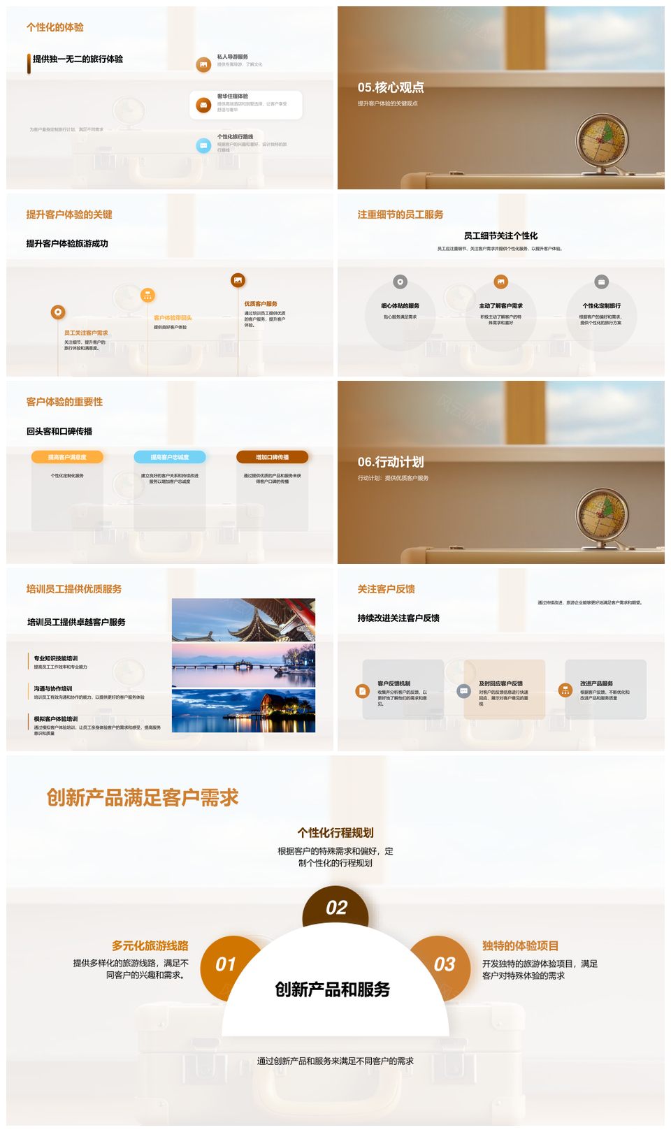 旅游企业客户体验关键要素提升满意度忠诚度PPT模板