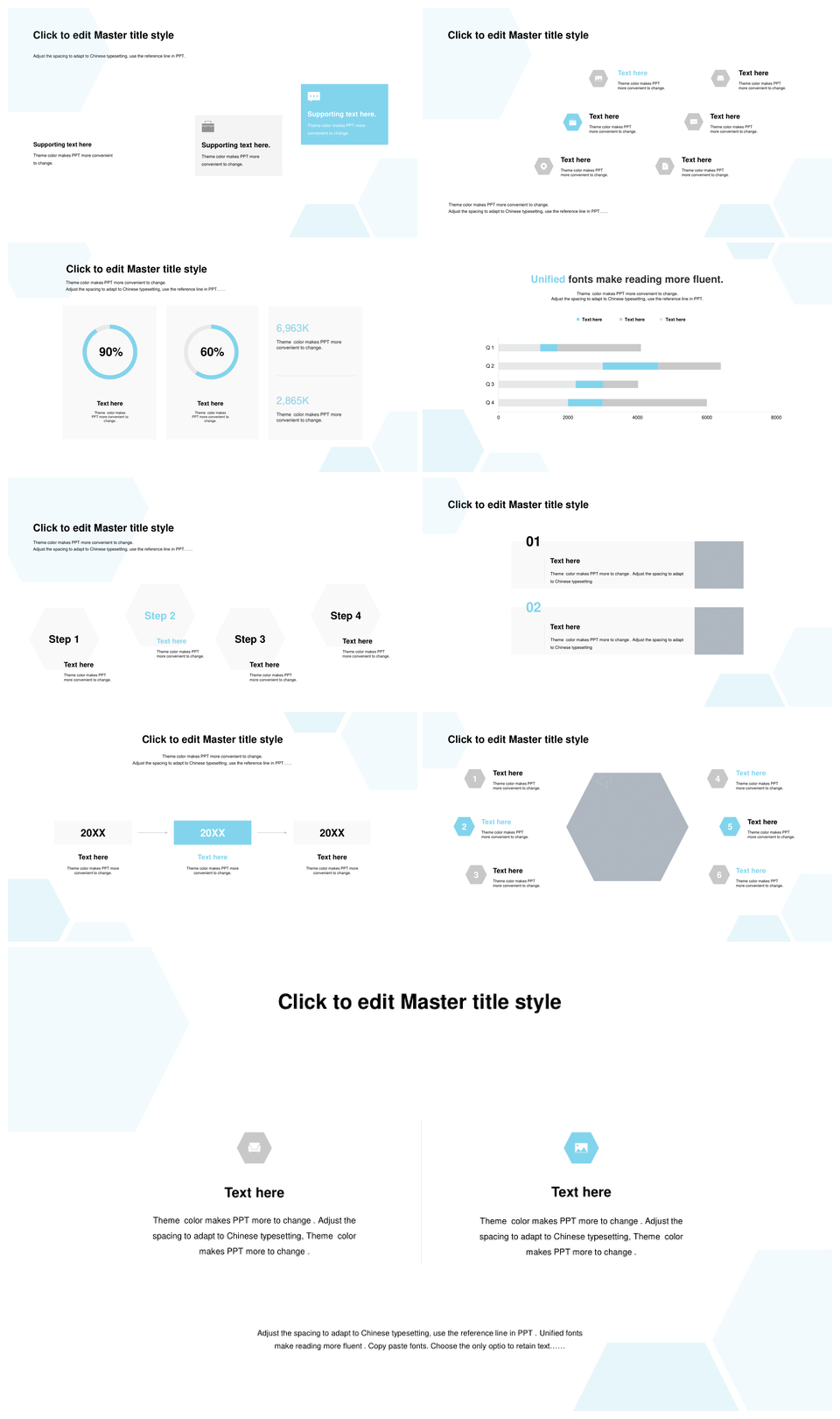 蓝色医疗医院医护科研药方护理年终总结PPT模板