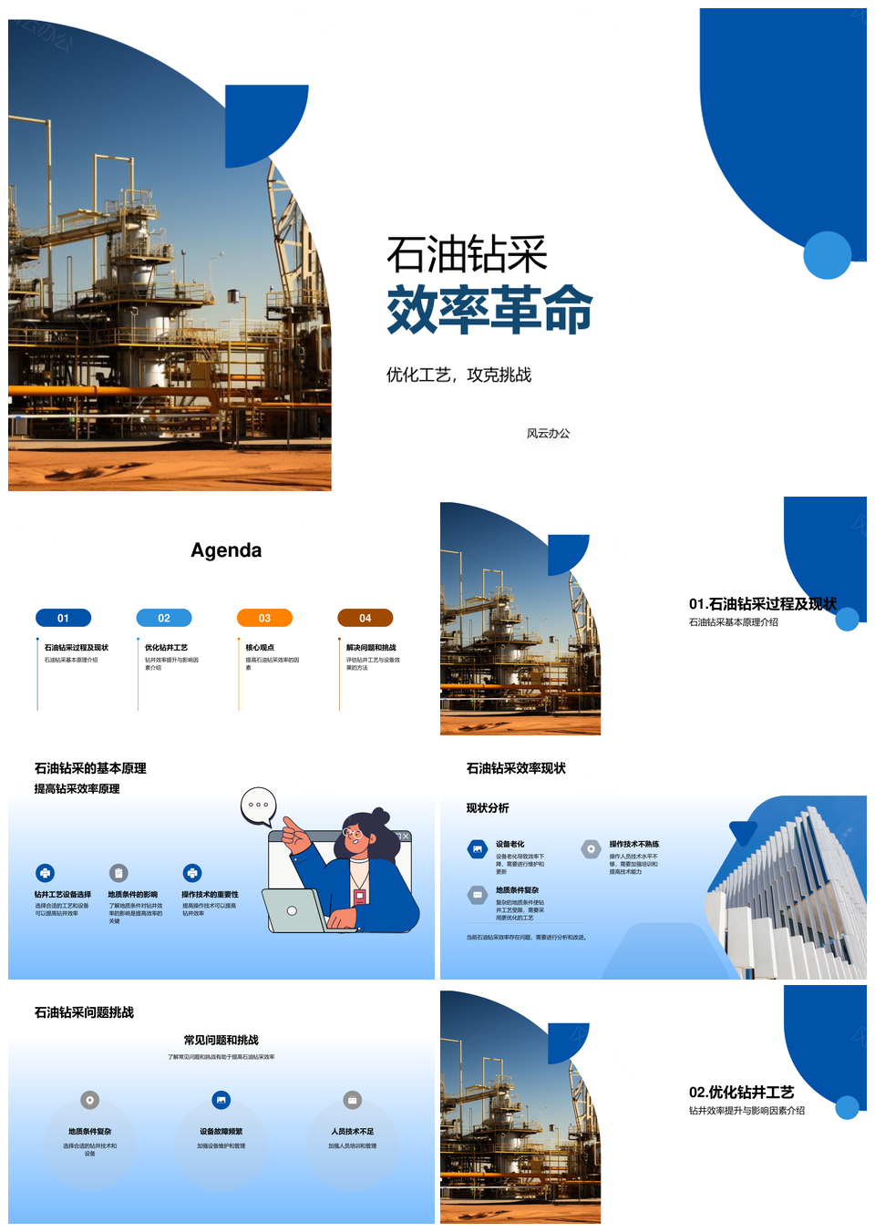 石油钻采效率提升工艺设备技术优化与人员培训应对挑战PPT模板