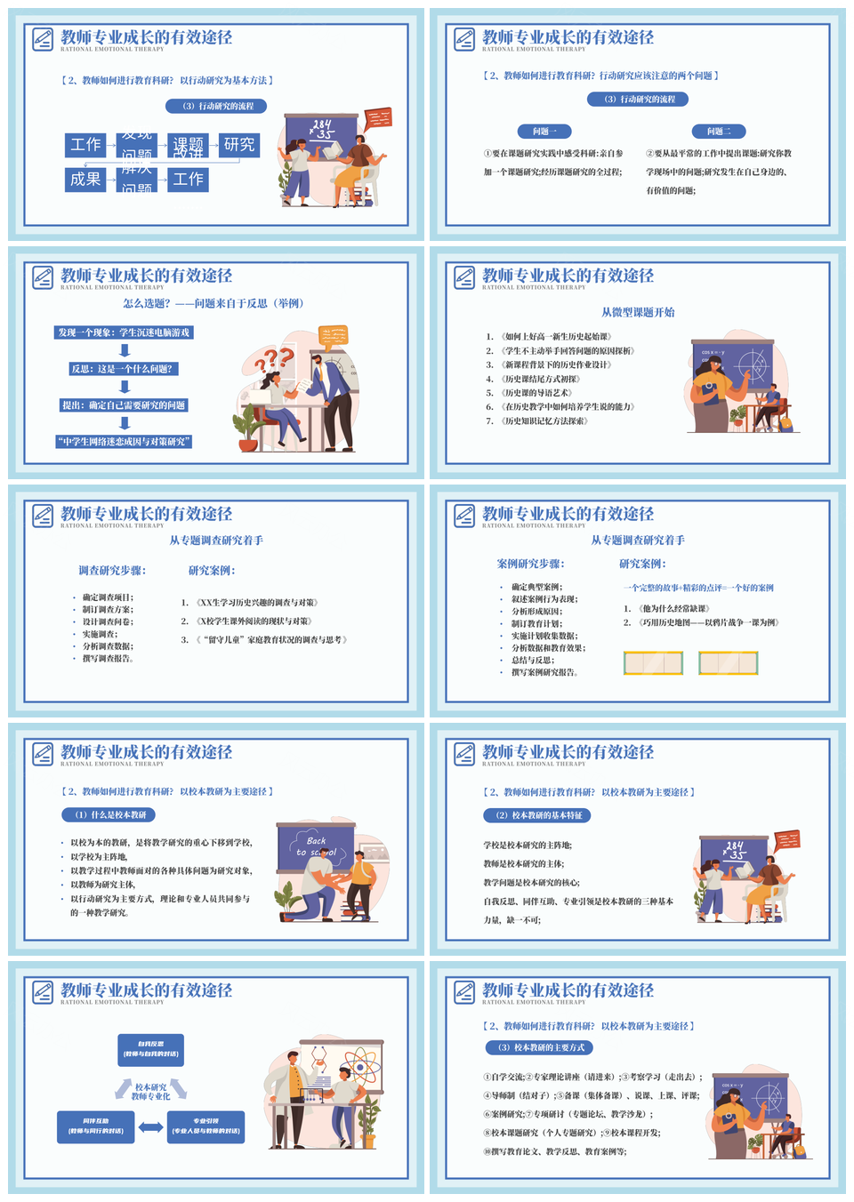 2025教师专业发展教育培训网站模板幼师PPT模板