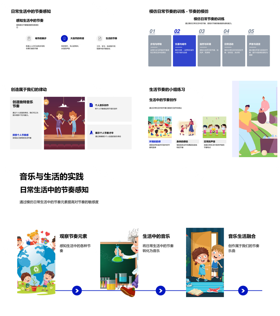 2025初中打击乐节奏训练团队协作教学课件