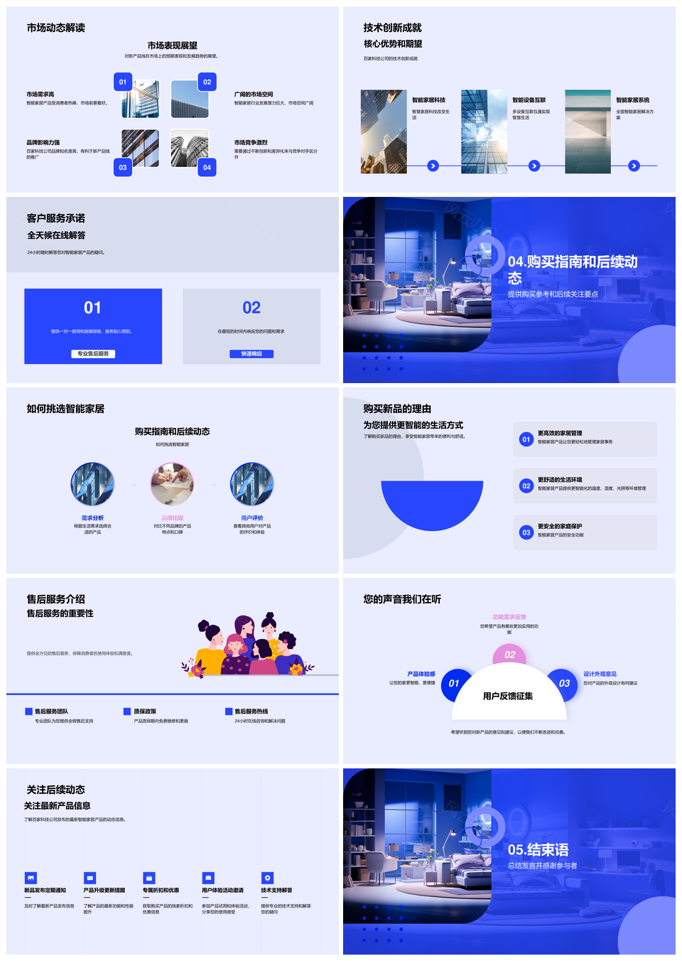 智能生活百家互联指南热销PPT模板