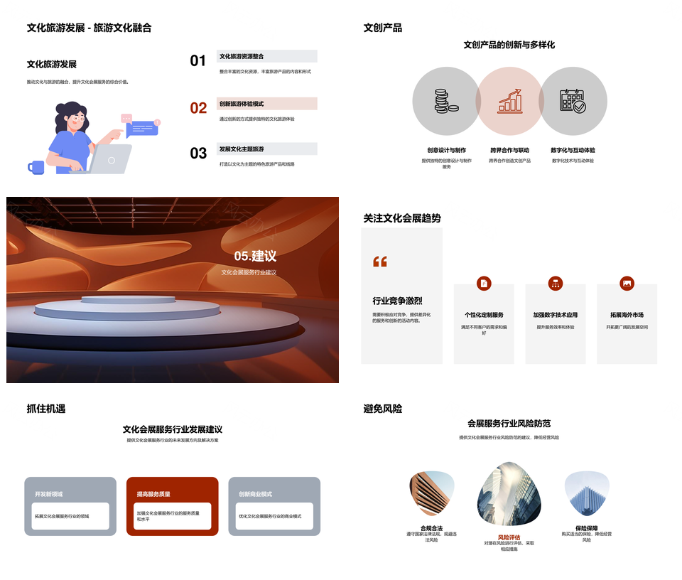 文化会展新纪元发展趋势与企业机遇PPT模板