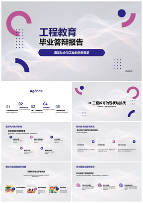 工程教育产教融合创新跨学科实践挑战PPT模板