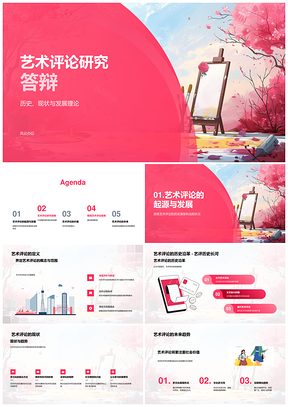 2025艺术评论历史现状趋势理论贡献社会价值PPT模板