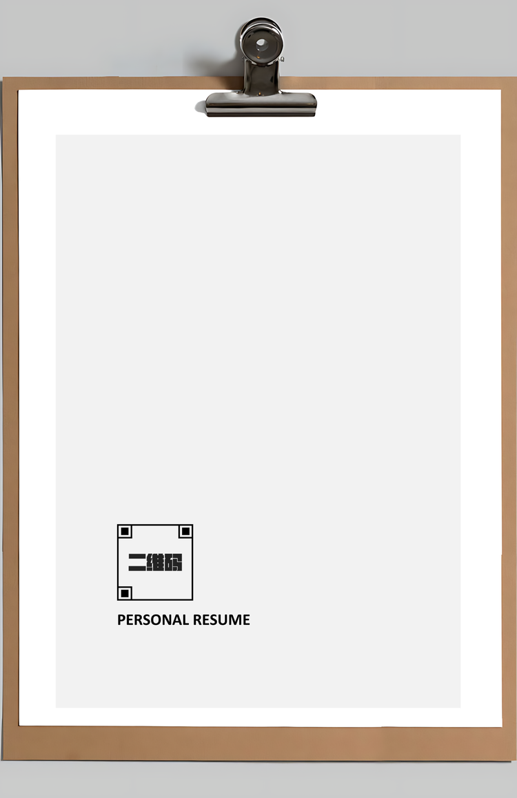 简历套餐石墨系黑白大气简历Word模板