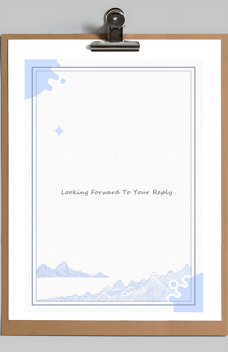 清新简约通用简历套装Word模板