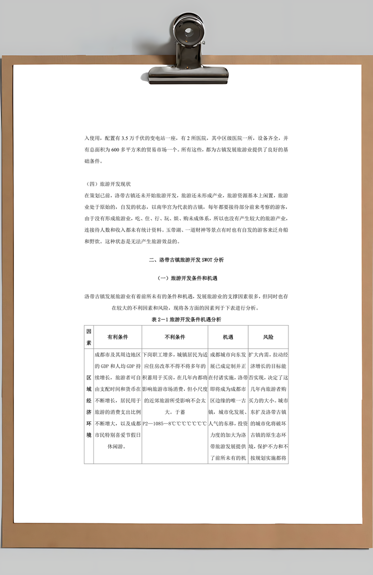 规划策划实施方案Word模板