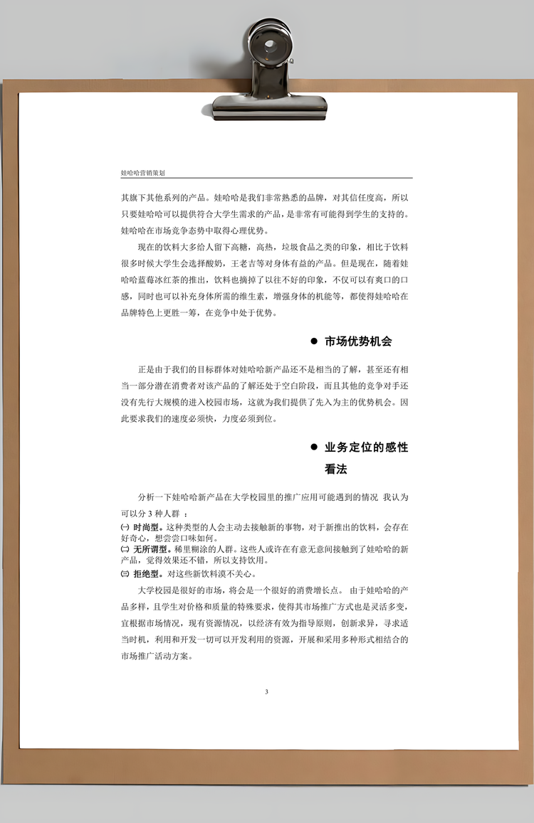 营销策划方案管理Word模板