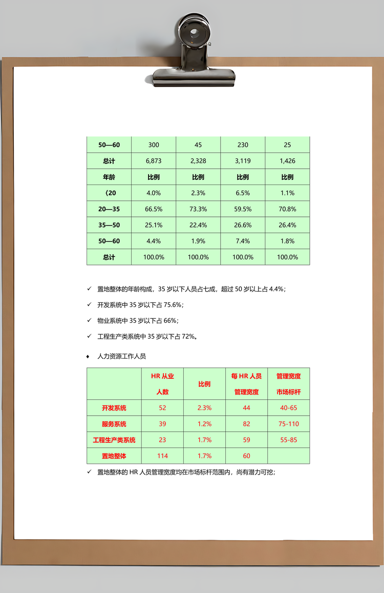 公司人力资源规划与预算Word模板