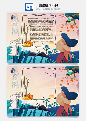 小报Word模板