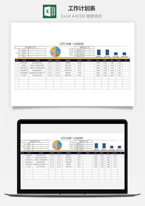 工作计划表（计划安排）