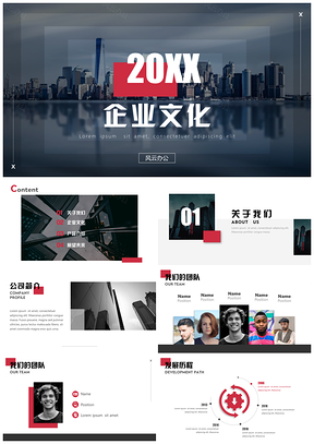 2025白色高端大气商务风企业宣讲PPT模板