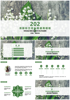 2025绿色商业创业总结计划书汇报通用PPT模板