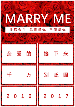 白色情人节表白求婚婚礼快闪PPT模板
